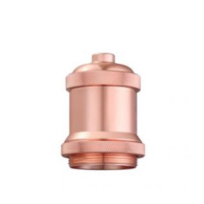 SUSPENSION E27 1M50 TISSE OR ROSE