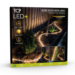 RUBAN LED JARDIN 3.5W 360LM 3000K 5M IP