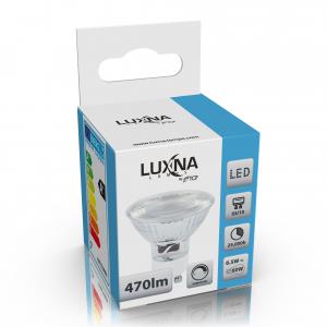 Luxna  L6GU4KDG - LAMPE LED 6.5W GU10 470LM DIMMABLE 4000K G